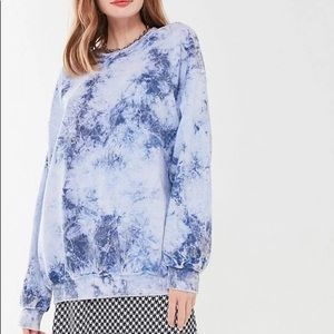 urban outfitters recycled tie dye crewneck